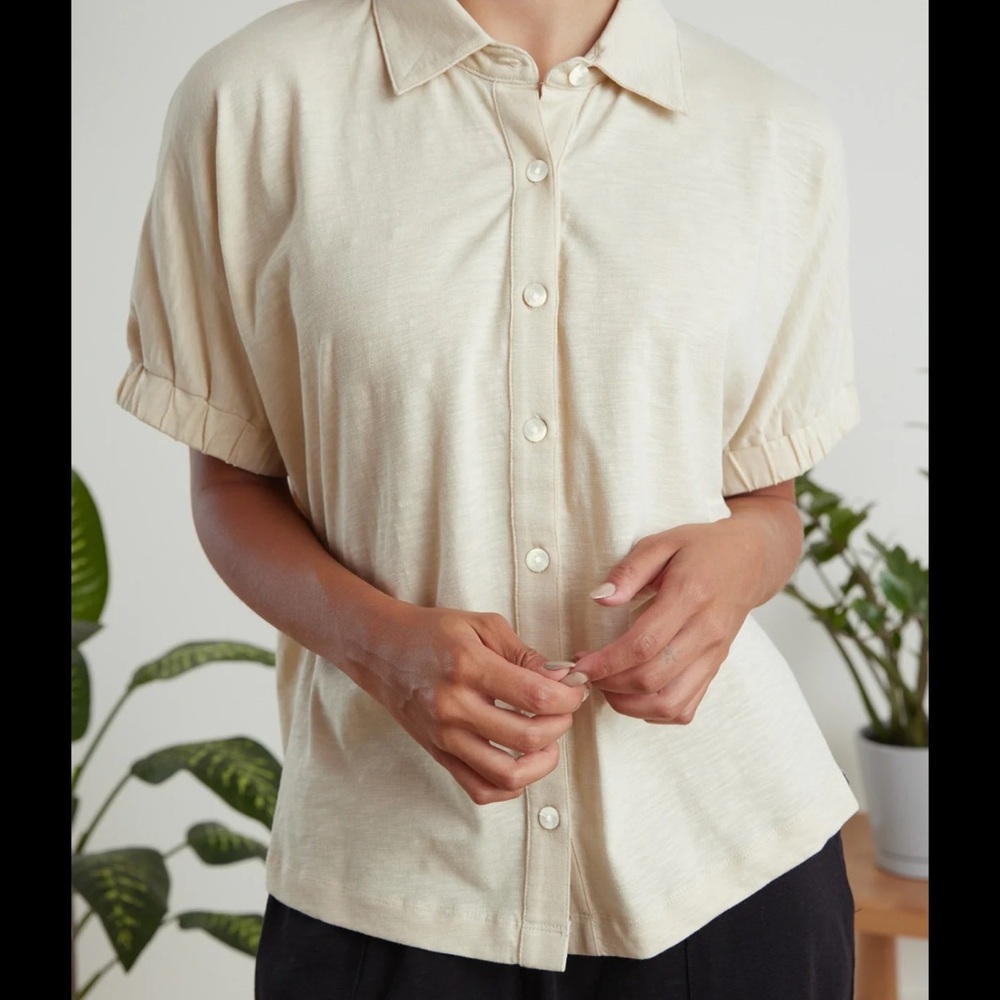 Known Supply Alora Top Pearl 100% Organic Cotton